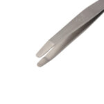 Pinzetta inox punta tonda - immagine 2